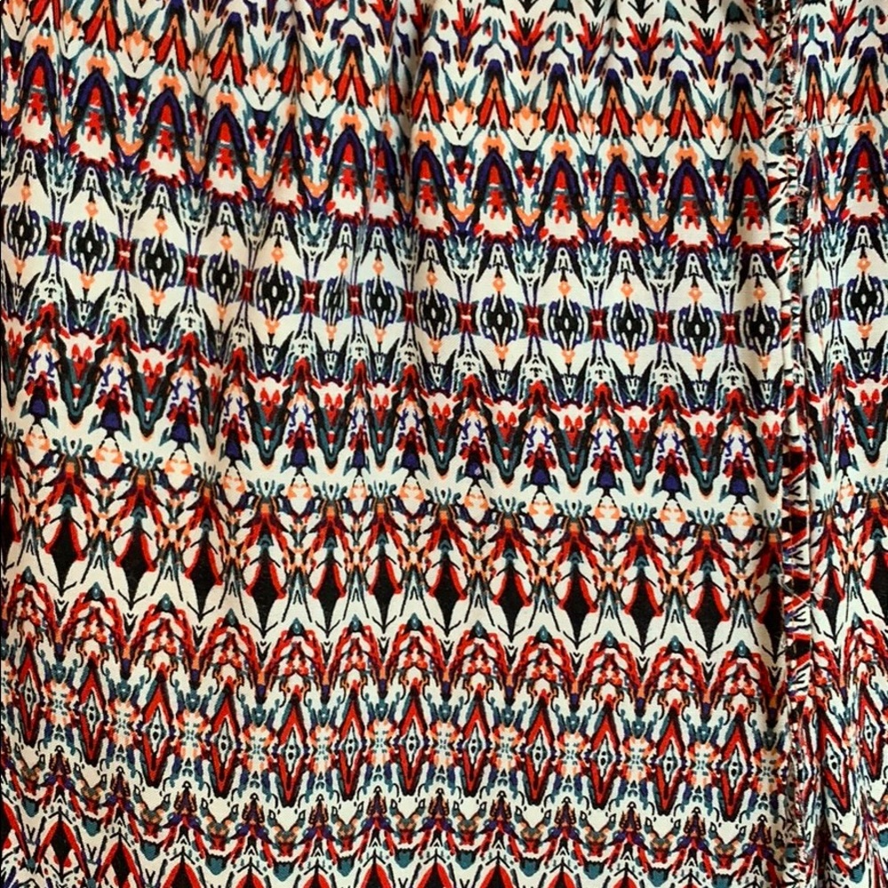 Rose & Rhyme Patterned Foley Wide Leg Pants S - Picture 2 of 5